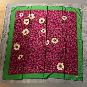 Vintage Gucci silk scarf